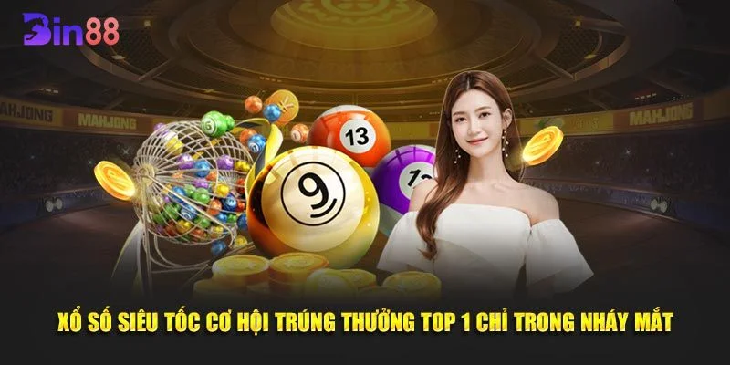 Cược xổ số siêu tốc BIN88 muốn thắng lớn cần có kinh nghiệm. 